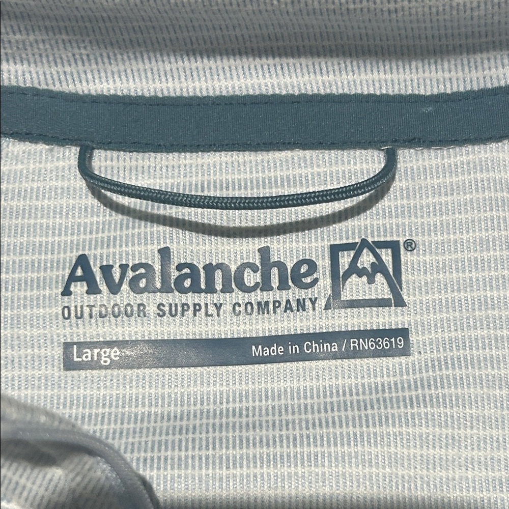 Avalanche Light Blue Quarter-Zip Top Super Soft - Picture 2 of 7
